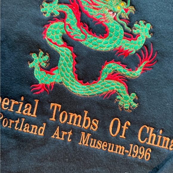 Imperial Tombs of China Black Sweatshirt - Picture 3 of 3